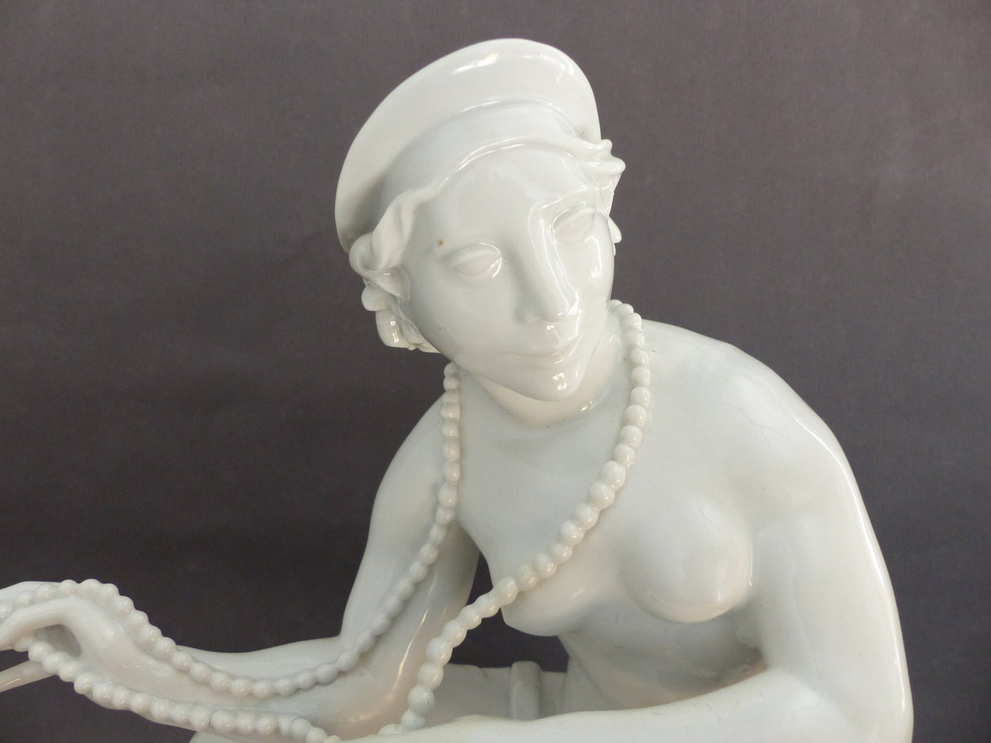 Seated Figure Sculpture by Mauritius Pfeiffer for Schwarzburger Werkstätten, 1920s