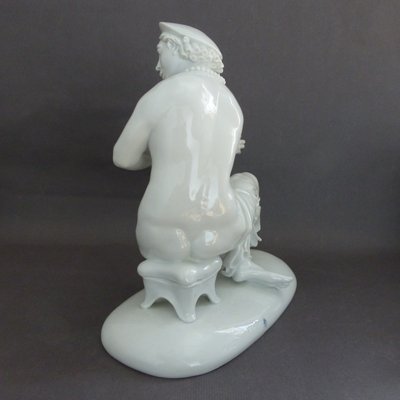 Seated Figure Sculpture by Mauritius Pfeiffer for Schwarzburger Werkstätten, 1920s-WK-593483