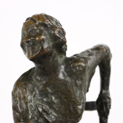 Seated Woman in Bronze by Luigi Panzeri-VMM-2041485