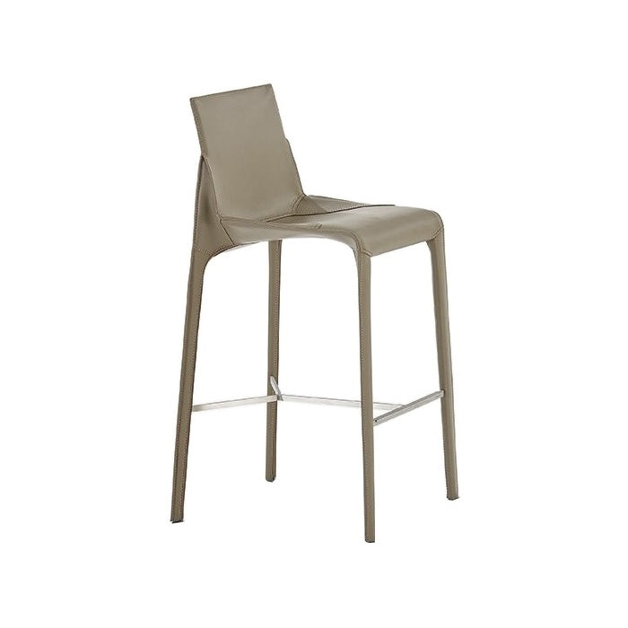 Seattle Stool With Backrest by Poliform