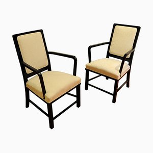 Secession Armchairs in Ivory, 1890s, Set of 2-DAP-1384014