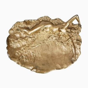 Secessionist Bronze Name Card Holder-UWE-1351753