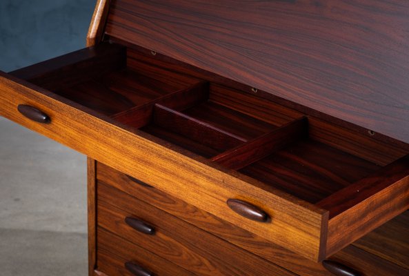 Secretaire in Rosewood from Dyrlund, Denmark, 1970s-ZGQ-945968