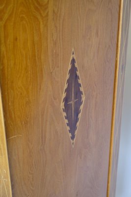 Secretary in Mahogany with Inlaid Wood and Brass Handles, 1790s-UY-1724407