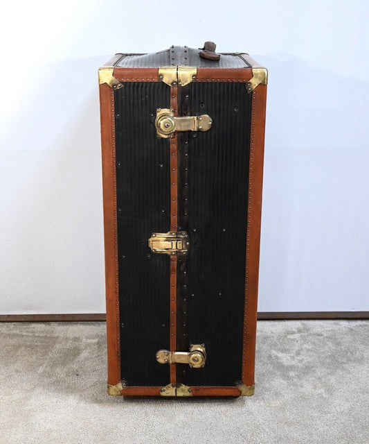 Secretary Trunk in Mahogany Interior, 1900s