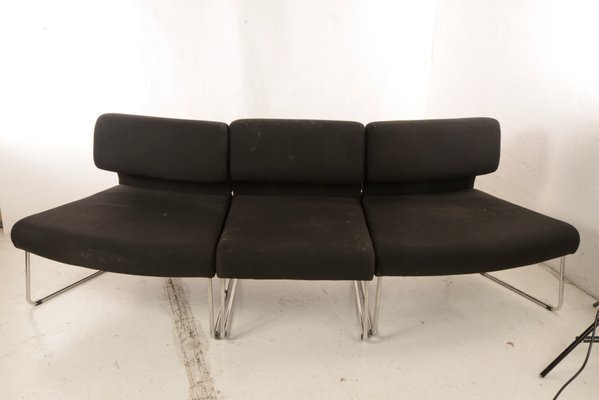 Sectional Semi Circle Sofa, Italy, 1960s, Set of 3-RAQ-681266