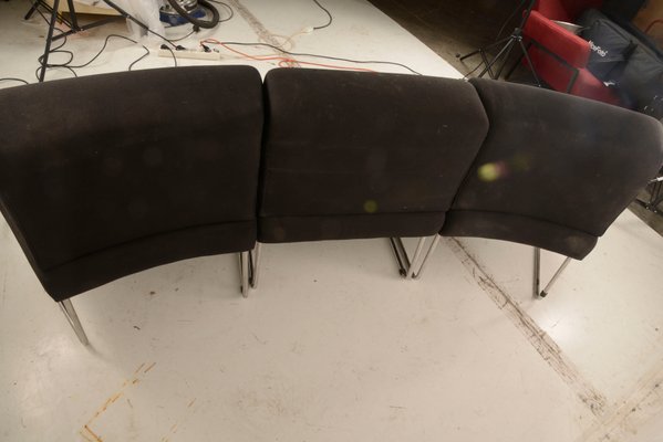 Sectional Semi Circle Sofa, Italy, 1960s, Set of 3-RAQ-681266