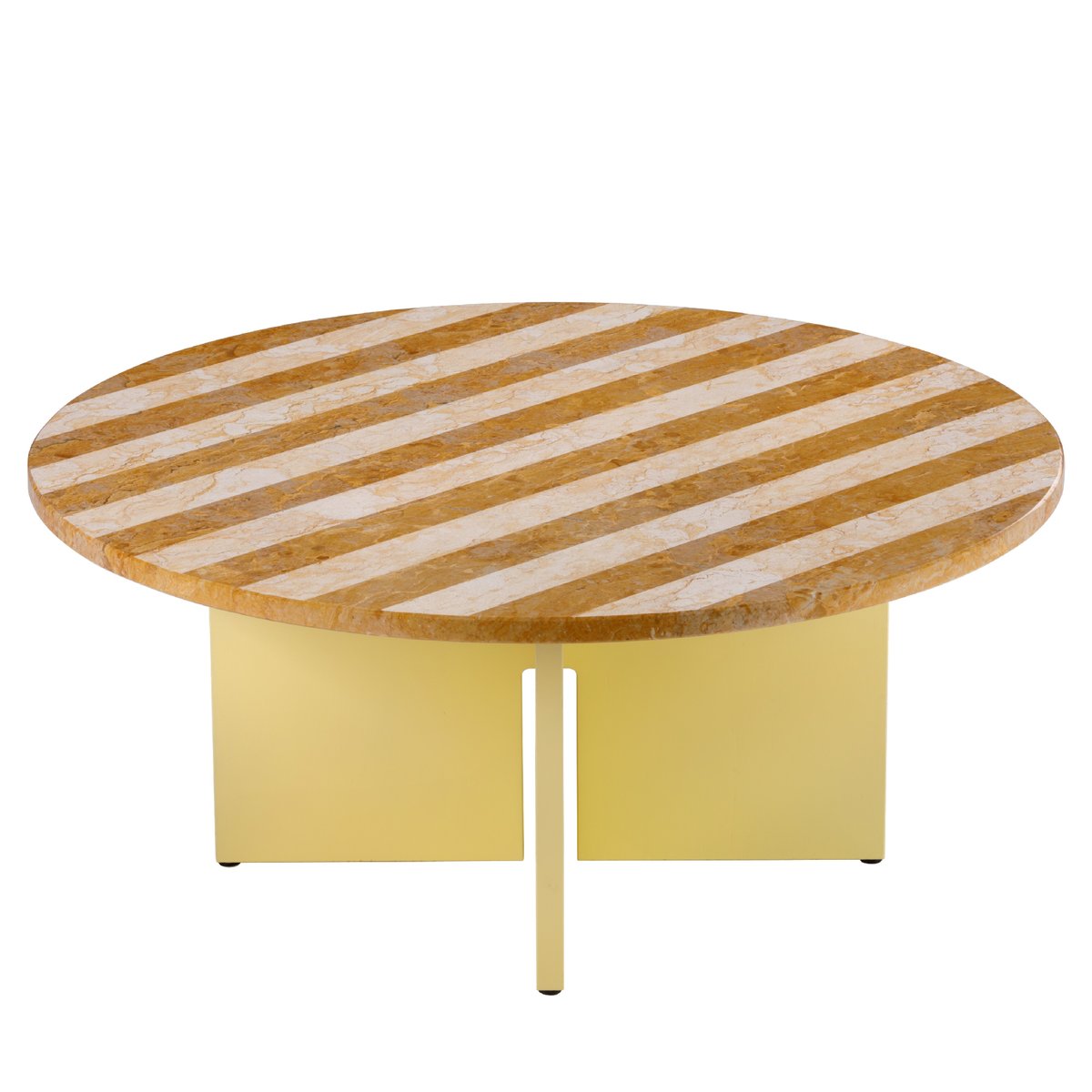 Sediment Coffee Table in Giallo by Reale Studio Besau-Marguerre for Favius