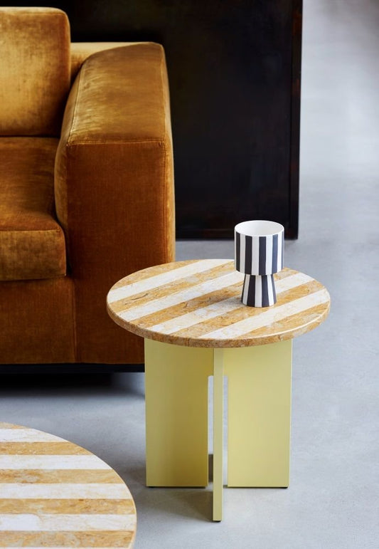 Sediment Table in Giallo Reale by Studio Besau-Marguerre for Favius