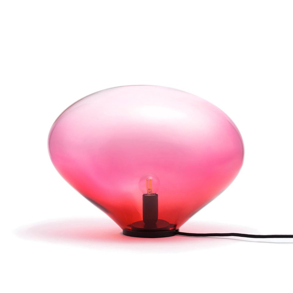 Sedna Amber Iridescent Table Lamp by Eloa