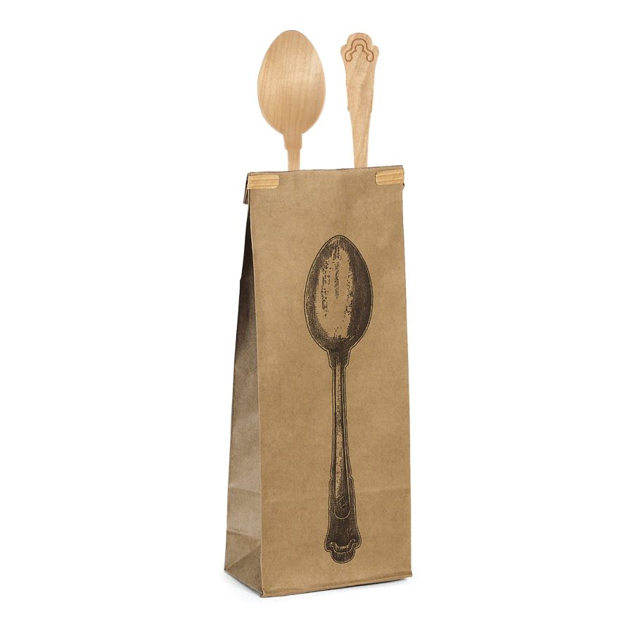 Tablèè Set of 10 Wooden Spoons by Seletti