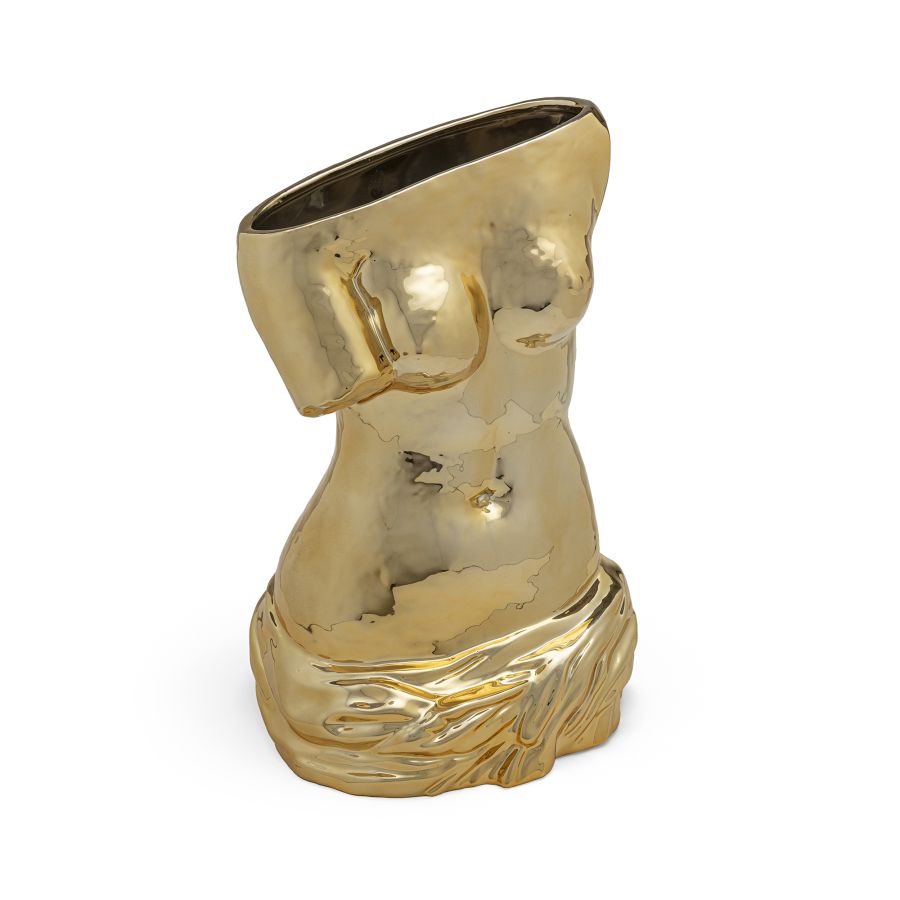 Ceramic Vase Milo Vase by Seletti #Gold