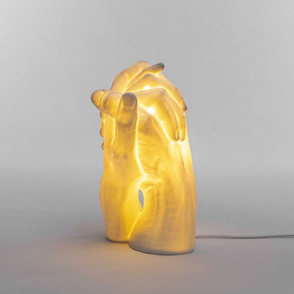 Porcelain Table Lamp With Me Lamp by Seletti