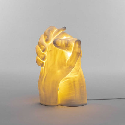 Porcelain Table Lamp With Me Lamp by Seletti