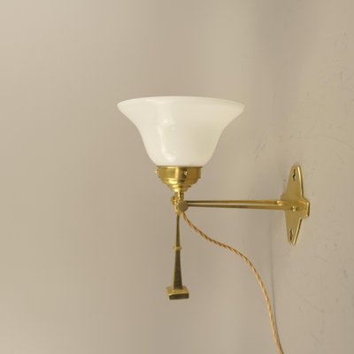 Semi-Cardanic Wall Lamp from Wiener Werkstätte, Vienna, 1920s-KDB-1806425