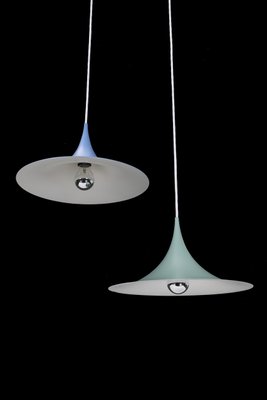 Semi Hanging Lamps by Torsten Thorup and Claus Bonderup for Fog & Mørup, 1960s, Set of 2-NIX-2017575