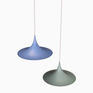 Semi Hanging Lamps by Torsten Thorup and Claus Bonderup for Fog & Mørup, 1960s, Set of 2-NIX-2017575