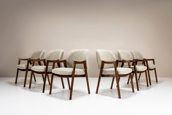 SeModel 814 Dining Chairs by Ico & Luisa Parisi for Cassina, Italy, 1961, Set of 6-UQV-2032250