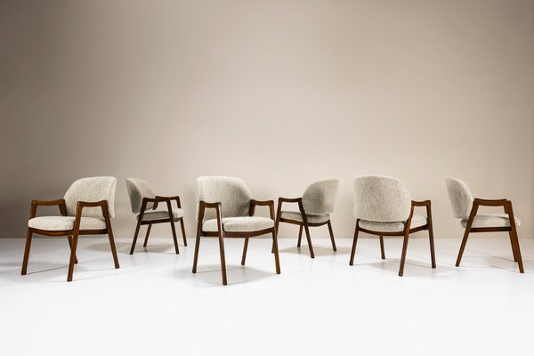 SeModel 814 Dining Chairs by Ico & Luisa Parisi for Cassina, Italy, 1961, Set of 6-UQV-2032250