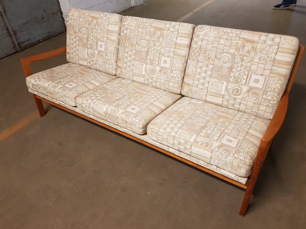 Senator 3-Seater Daybed Sofa by Ole Wanscher, 1970s