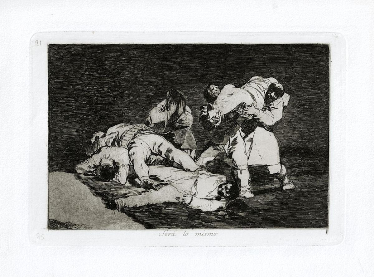 Serà lo Mismo - Original Etching by Francisco Goya - 1863 1863