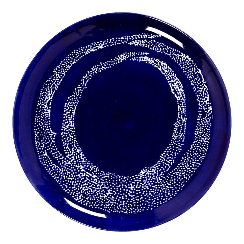 Feast plate by Serax #L, 2 pcs, blue - white #