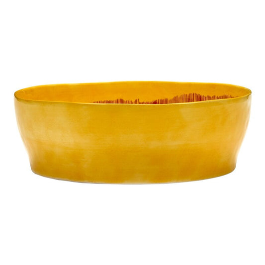 Feast salad bowl by Serax #yellow - red #