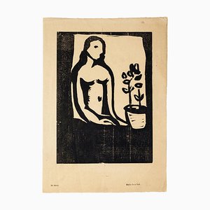 Serena - Original Woodcut Print by Arturo Martini - 20th Century Early 20th century-ZCI-762813