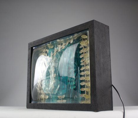 Serge Mansau, Freeze-Frame Number 2 Light Sculpture, 2007, Glass & Wood-KEM-2028898