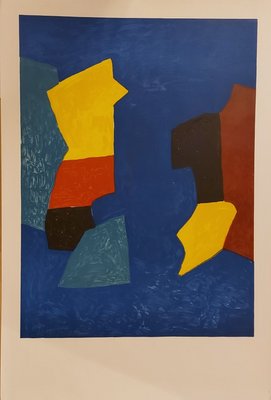 Serge Poliakoff, Lithograph R 84, 1970-1975, Lithographic Poster-KHH-1202861