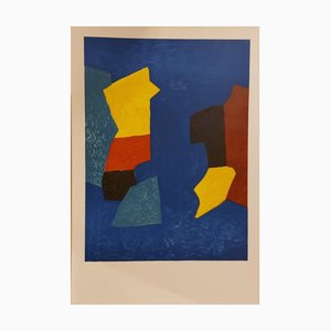 Serge Poliakoff, Lithograph R 84, 1970-1975, Lithographic Poster-KHH-1202861