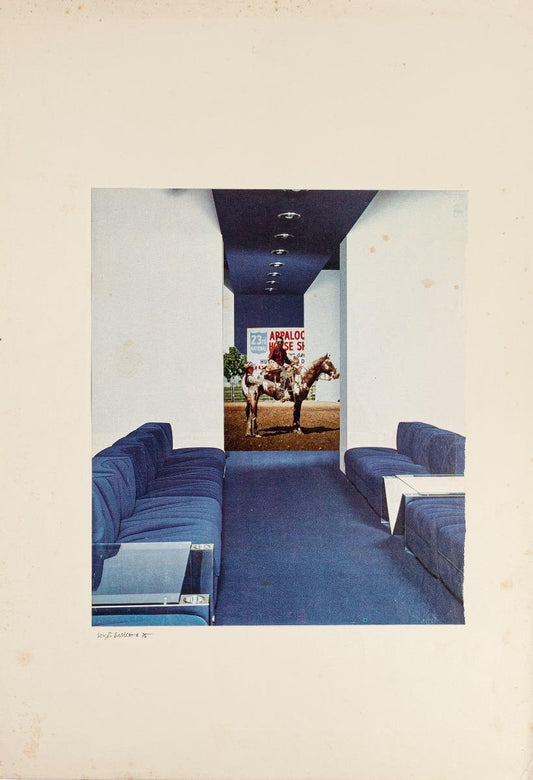 Sergio Barletta, Composition, Collage, 1975