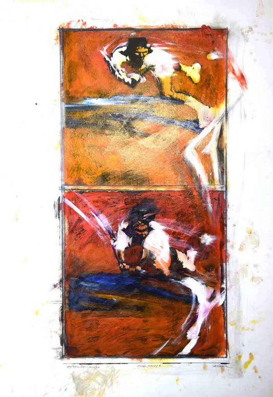 Sergio Barletta - Jimbo Jump - Original Mixed Media - 1992