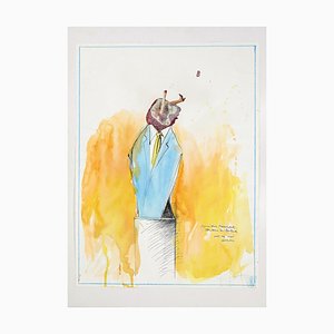 Sergio Barletta - Mr Mercadet for Pour Le Ballet - Ink and Watercolor - 2012-ZCI-911953