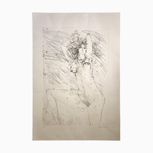 Sergio Barletta, Nude, 1980, Original Etching-ZCI-799733