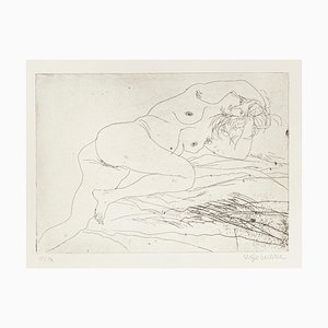 Sergio Barletta, Nude, 20th Century, Original Etching-ZCI-792585