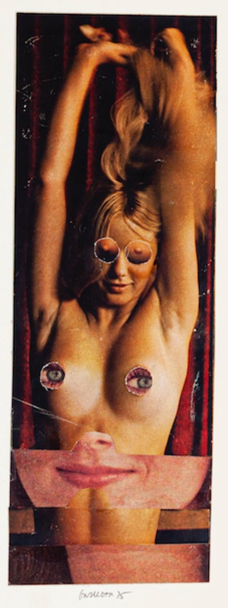 Sergio Barletta, Nude, Collage, 1975