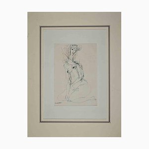 Sergio Barletta, Nude, Drawing, 1970s-ZCI-1770137