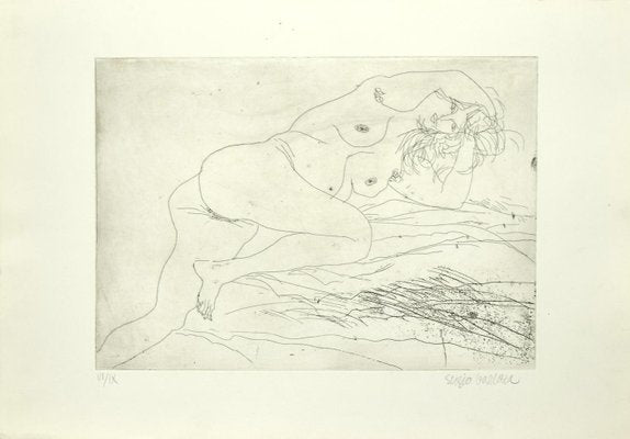 Sergio Barletta, Nude, Etching, 1975-ZCI-844991