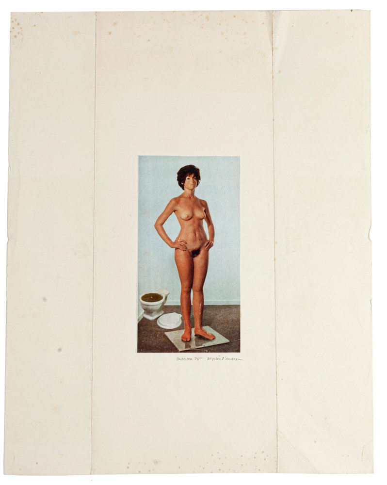 Sergio Barletta, Nude, Original Collage, 1975