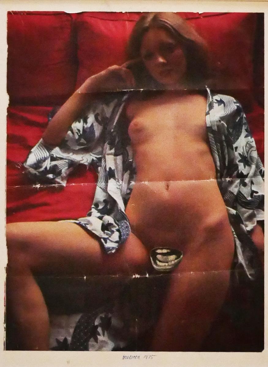 Sergio Barletta - Nude - Original Collage - 1975