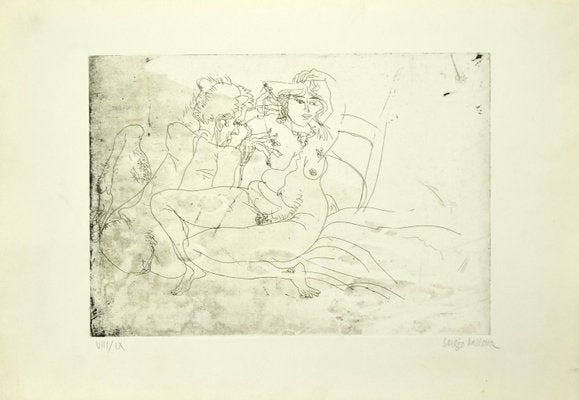 Sergio Barletta, the Couple, Etching, 1975-ZCI-844992