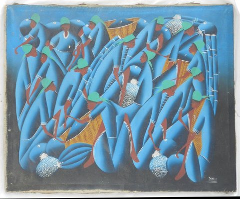 Sergo, Harvest, 1960s, Painting-ARU-1403202