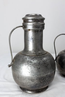 Series of Tin Pitchers, France, 1700s, Set of 5-RIU-1329328