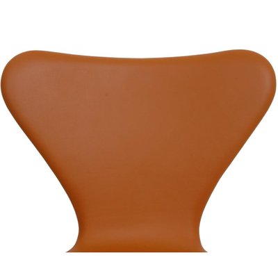 Series Seven Chair Model 3107 in Brown Leather by Arne Jacobsen for Fritz Hansen, 2000s-MTD-1769501