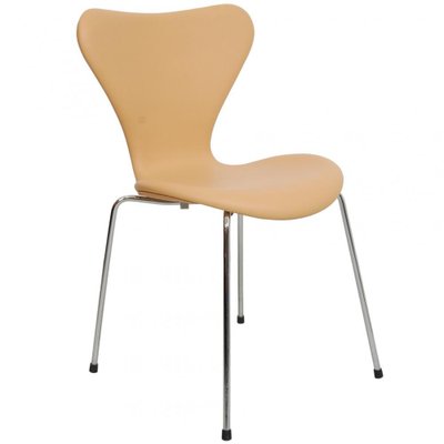 Series Seven Chair Model 3107 in Leather by Arne Jacobsen for Fritz Hansen, 2000s-MTD-1769500