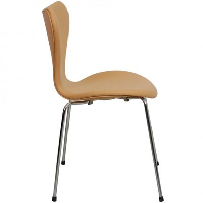 Series Seven Chair Model 3107 in Leather by Arne Jacobsen for Fritz Hansen, 2000s-MTD-1769500