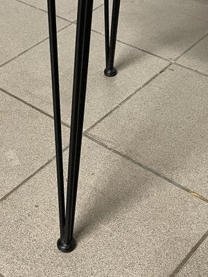 Service Table with White Marble Top, 1950s-JHL-1716349