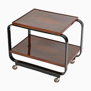 Serving Bar Cart in Walnut by Gino Maggioni, 1930s-JDR-1768108