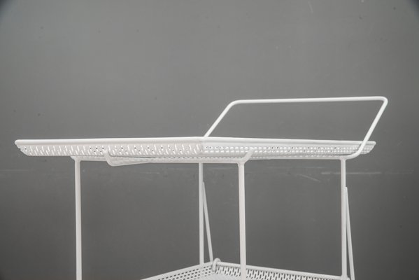 Serving Cart with 3 Bottle Holders, Vienna, 1950s-SPD-1003427